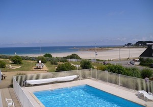 Apartment les terrasses de la plage deTrestel in Trévou-Tréguignec - 4 persons, 1 bedrooms