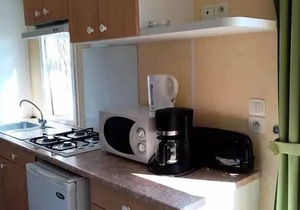 Campsite Kerlaz * - Mobile home IBIZA DUO ECO 2 bedrooms 27m2 2003 4 people