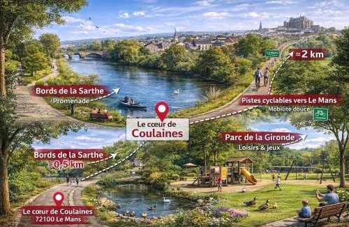 Maillets - Bellevue Apartment | 2 room apartment with complete peace of mind for 4 people