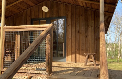 Sille-le-Philippe House | 3 wooden cabins in the heart of nature in the Chanteloup forest