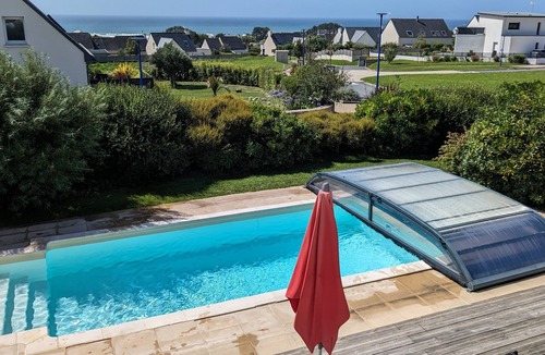 Clohars-Carnoet House | 4 * listed house with sea view and heated pool 5 minutes from the beaches