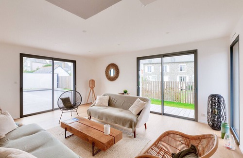 Pleneuf-Val-Andre House | 800m from the beach, new house for 10 with pool