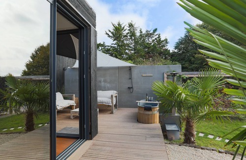 Pleneuf-Val-Andre Apartment | Apartment 'Ecolodge À 300m De La Plage' with Private Garden and Balcony