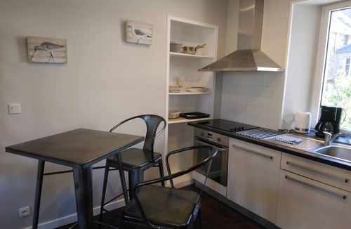 Portbail Apartment | Apartment-Romantic-Ensuite with Shower-Terrace-isle 2