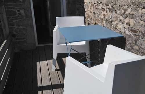 Portbail Apartment | Apartment-Romantic-Ensuite with Shower-Terrace-isle 2