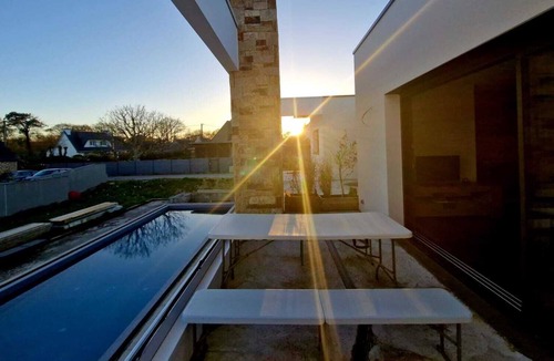 Riec-sur-Belon Apartment | Apartment with balcony terrace 2/4 persons - shared pool access