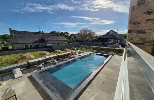 Riec-sur-Belon Apartment | Apartment with balcony terrace 2/4 persons - shared pool access