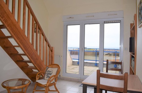 Tregastel Apartment | Apartment with terrace SEA VIEW Coz-Pors beach in TREGASTEL
