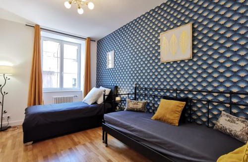 Salins-les-Bains Apartment | Appartement 3 chambres au cœur du Jura, idéal famille
