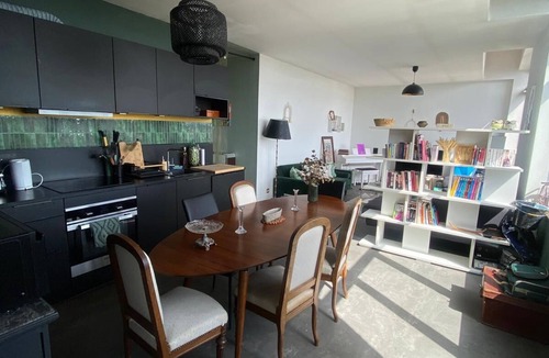 Tourcoing Apartment | Arty industrial loft - Private parking lot - Calm - Near Lille & Belgium