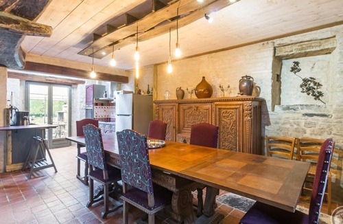 Saint-Lo-d'Ourville Cottage | Authentic Stay at the Manor with Pets Allowed