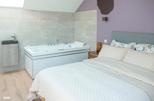 Pontarlier Apartment | Baignoire Balnéo romantic experience - L'époque