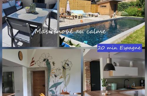 Elne Apartment | BAMBOU SERENITE ECO LOGIS -Piscine-Terrasse