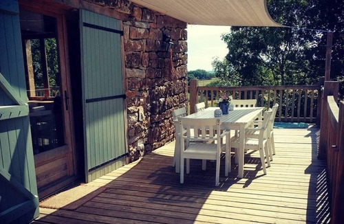 Espinas House | Beautiful barn, south-facing view, exclusive pool, near Saint Antonin Noble Val