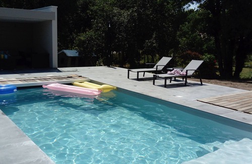 Gourbera House | Beautiful contemporary house with pool and pool house in a quiet village.