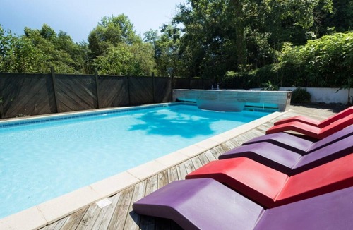 La Bastide-Clairence House | Beautiful typical Basque house in residence with swimming pool