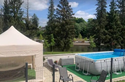 Josselin House | Beautifully restored cottage with swimming pool and hot tub with magnificent views