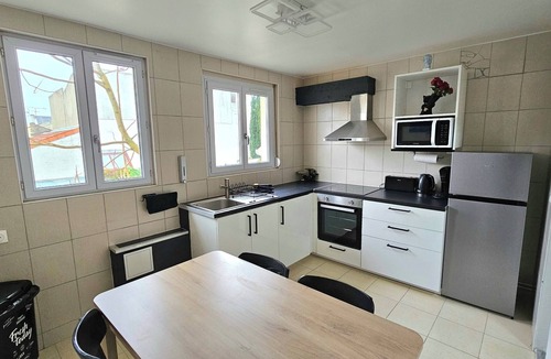Drancy Apartment | Blue Duplex Near Paris & Stade De France