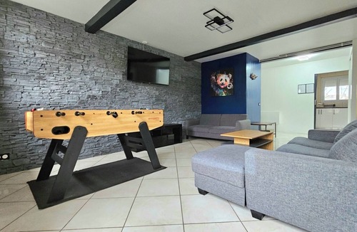 Drancy Apartment | Blue Duplex Near Paris & Stade De France