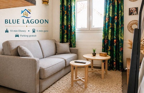 Bussy-Saint-Georges Apartment | Blue Lagoon | Cozy Duplex Parking Disneyland, 10 min