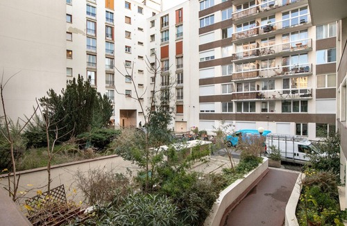 Hopital Saint-Louis Apartment | Blueground | Canal Saint Martin, nr retail & food