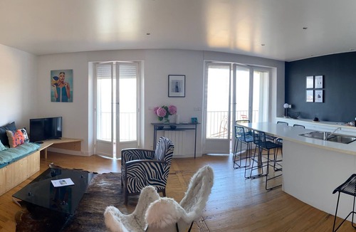 Saint-Jean-de-Luz Apartment | Breathtaking sea view 1st ocean line - Contemporary decor