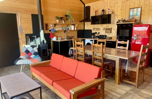 Plouarzel House | Breton Chalet with Nordic Bath and Golf Views in Plouarzel