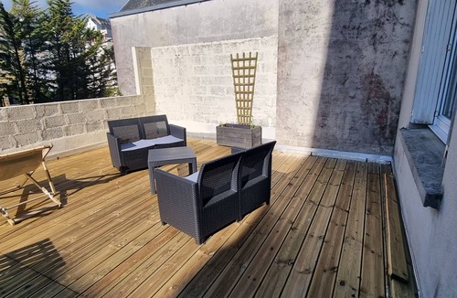 Morlaix Apartment | Bright apartment with terrace in the heart of Morlaix