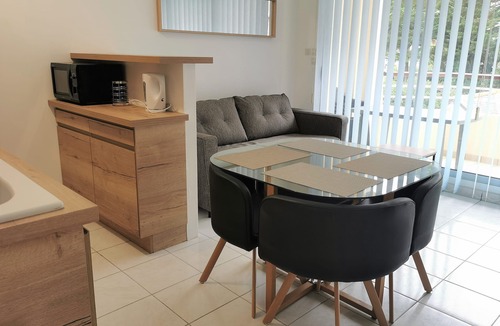 Saint-Cast-le-Guildo Apartment | Bright, comfortable apartment 100m from the beach and close to shops