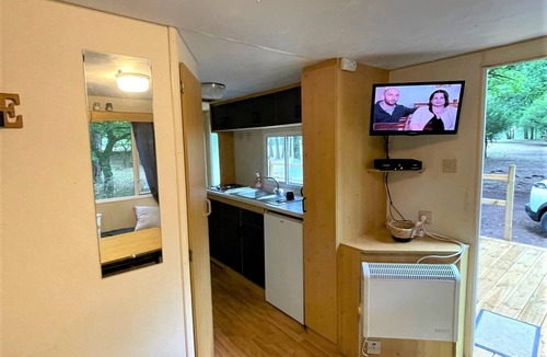 Braize RV Rental | Bungalow 'Charmant Mobile Home En Foret' with Shared Pool, Private Terrace and Shared Garden