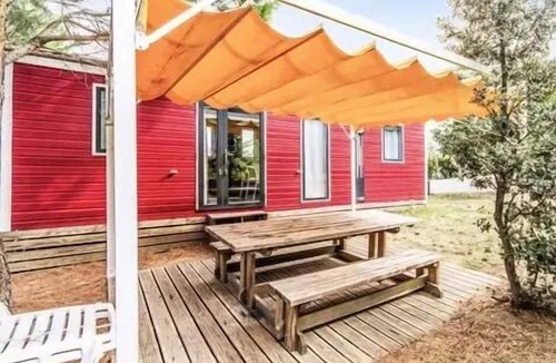 Laroque-des-Alberes House | Camping Des Albères * - Mobilhome for 8 People
