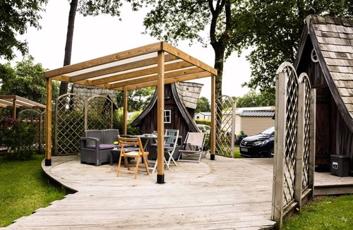 Pont-Scorff Cabin | Camping Entre Terre et Mer * - Goutte d'ô cabin 2 people
