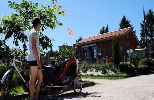 Saint-Bonnet-le-Chateau House | Camping De La Belle Etoile *** - Comfort Mobil Home 3 Rooms 4/5 People