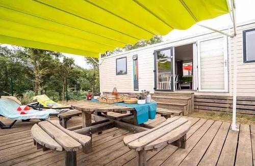 Laroque-des-Alberes House | Camping les Albères* - Mobile Home Duo 3 Rooms 4 People