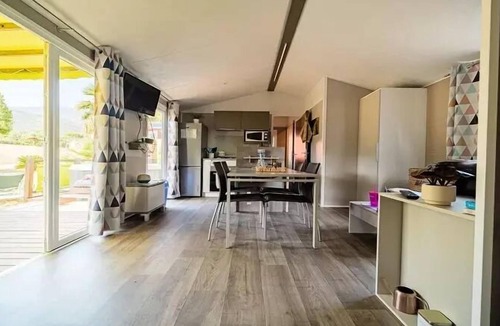 Laroque-des-Alberes House | Camping les Albères* - Mobile home Premium Jacuzzi Air-conditioned 4 rooms 6 people