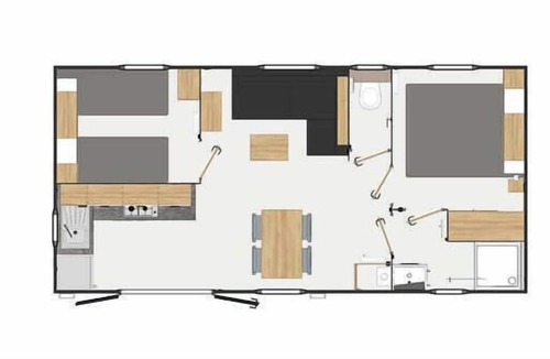 Port-Manech House | Camping Side O Port Manec'h *** - Mobil Home Standing 3 rooms 4 people