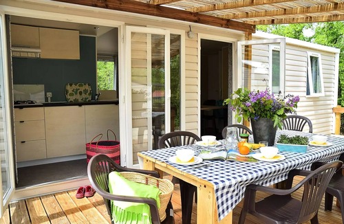 Saint-Antonin Noble Val House | Campsite Les 3 Cantons* - Mobile home Lavaurette 4 rooms 6 persons