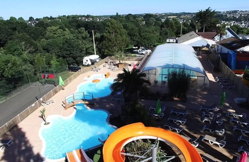 Binic House | Campsite LE PANORAMIC * - MOBILE HOME NIRVANA QUATTRO 4 bedrooms 40m2 with semi covered terrace 8 people