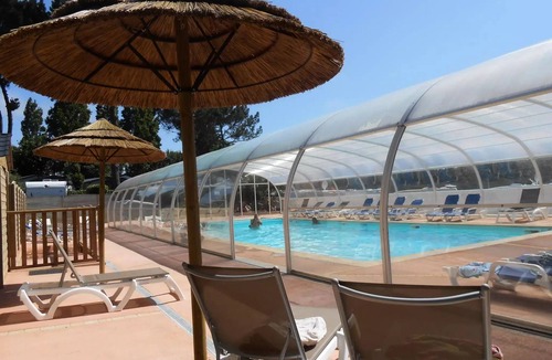 Binic House | Campsite LE PANORAMIC * - MOBILE HOME NIRVANA QUATTRO 4 bedrooms 40m2 with semi covered terrace 8 people