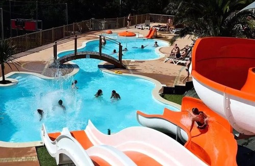 Binic House | Campsite LE PANORAMIC * - MOBILE HOME NIRVANA QUATTRO 4 bedrooms 40m2 with semi covered terrace 8 people