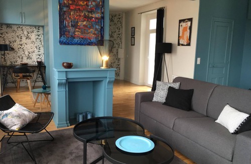 Locmiquelic Apartment | Cargo Loft, 90 m2 apartment facing the sea