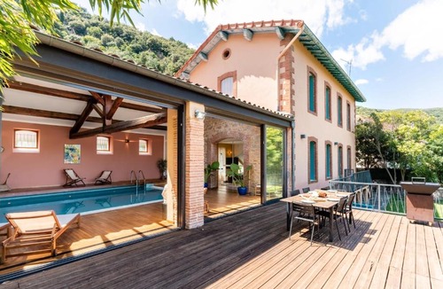 Amelie-les-Bains-Palalda Villa | Casa Vamaë Heated pool & cinema