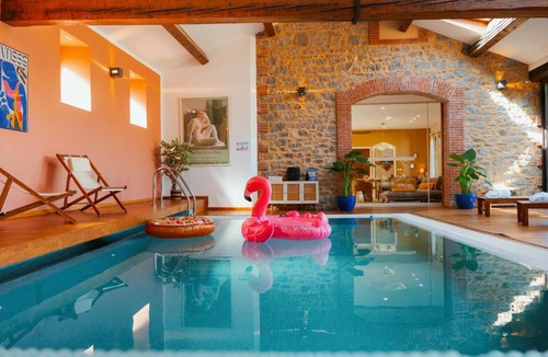 Amelie-les-Bains-Palalda Villa | Casa Vamaë Heated pool & cinema