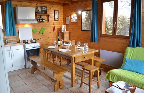 Saint-Floret Ski Chalet | Chalet '3 Étoiles Au Calme' with Mountain View, Private Terrace and Private Garden