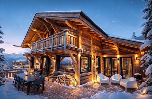 Superbolquere Ski Chalet | Chalet Aguila - Jacuzzi et sauna panoramique - vue spectaculaire