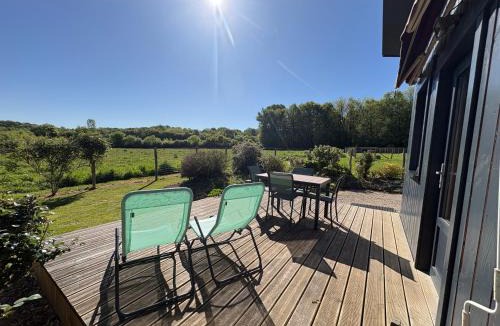 Saint-Denis-sur-Ouanne House | Chalet au calme avec terrasse sur belle propriété