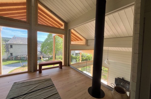 Camprieu Ski Chalet | Chalet bois cœur Cévennes