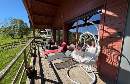 Montgreleix Ski Chalet | Chalet des Gardettes, belle vue 1220m d'altitude