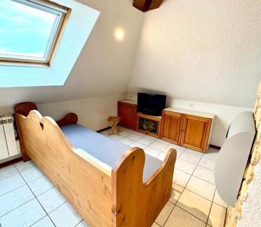 Aiguebelette-le-Lac Apartment | Chaleureux studio sous les toits, proche du lac