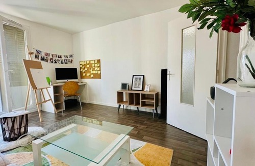 Saint-Martin-d'Heres House | Chambre privée avec balcon et belle vue à Grenoble